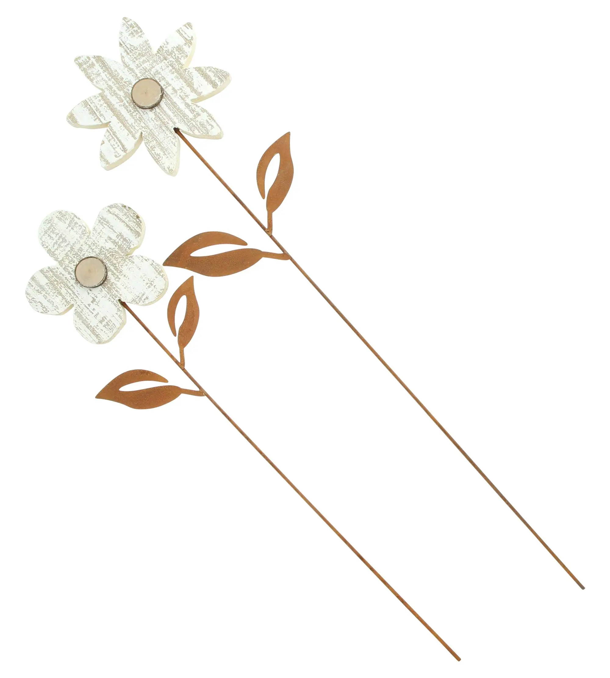 Gartenstecker "Blume", 2er Set  im Frank Flechtwaren Online Shop für Ostern kaufen