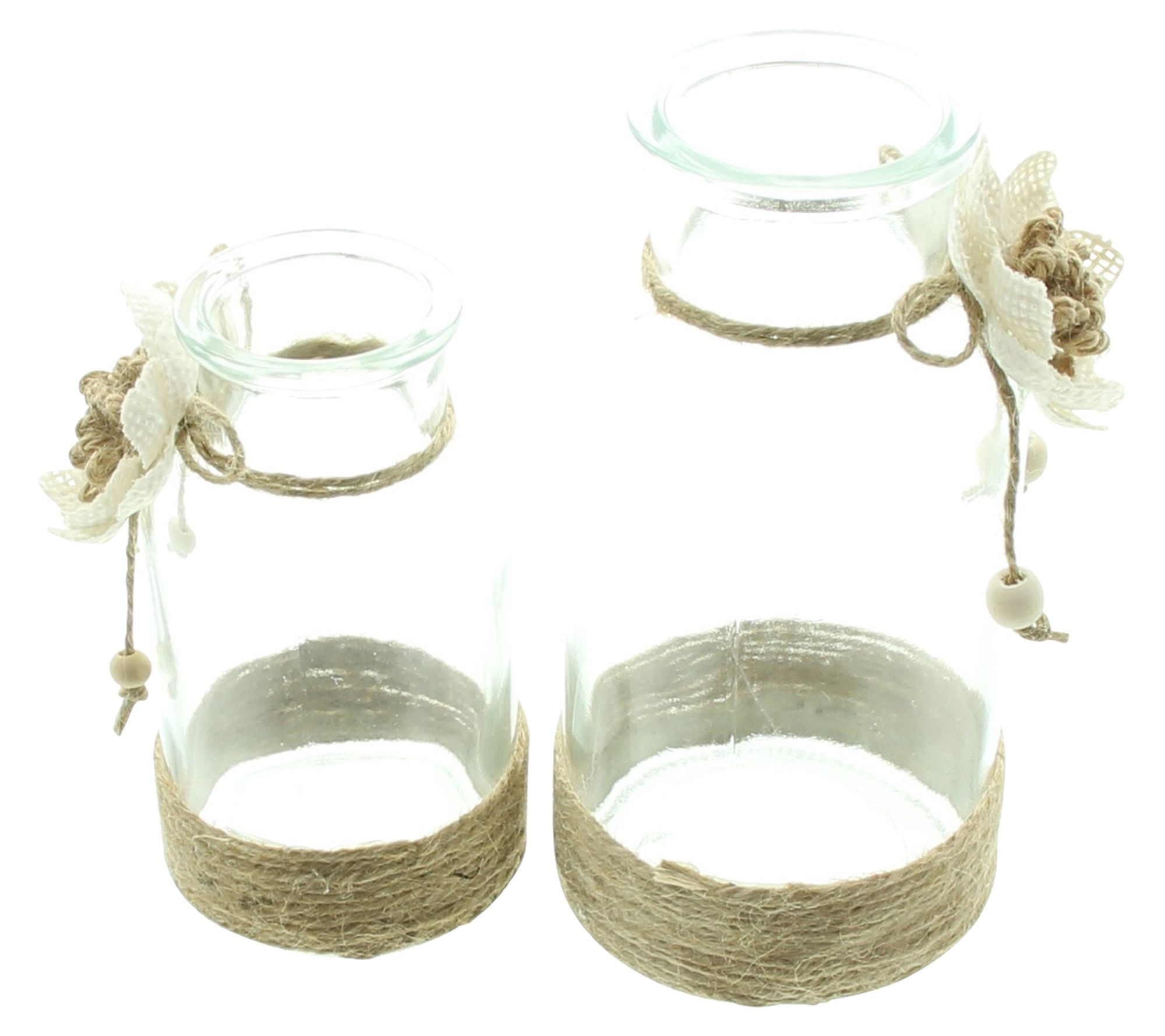 Dekovase "Blume", 2er Set im Frank Flechtwaren Online Shop für Dekovasen kaufen Dekovase "Blume", 2er Set im Frank Flechtwaren Online Shop für Dekovasen kaufen
