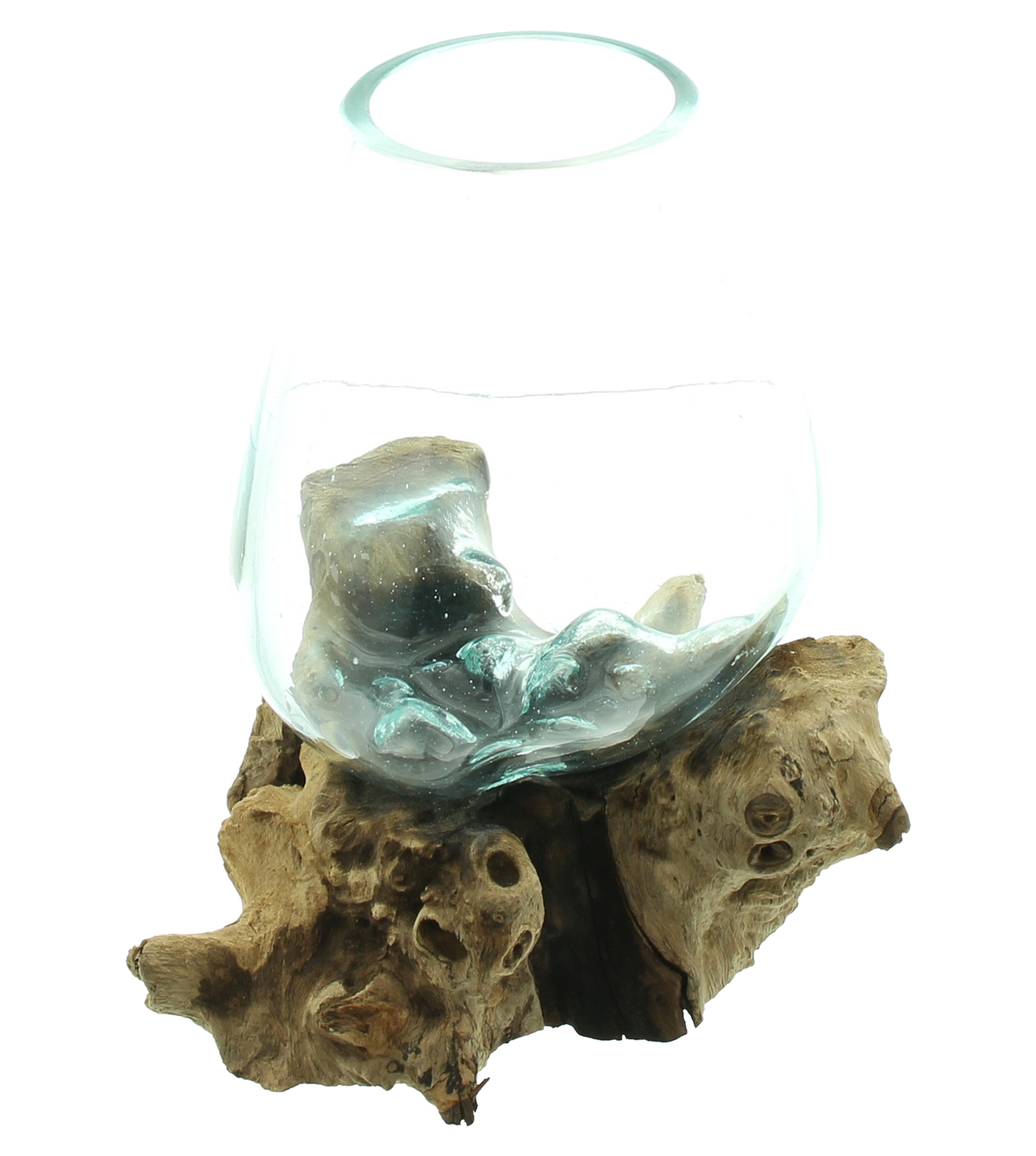 Wurzelholzvase "Aqua" im Frank Flechtwaren Online Shop für Dekovasen kaufen Wurzelholzvase "Aqua" im Frank Flechtwaren Online Shop für Dekovasen kaufen