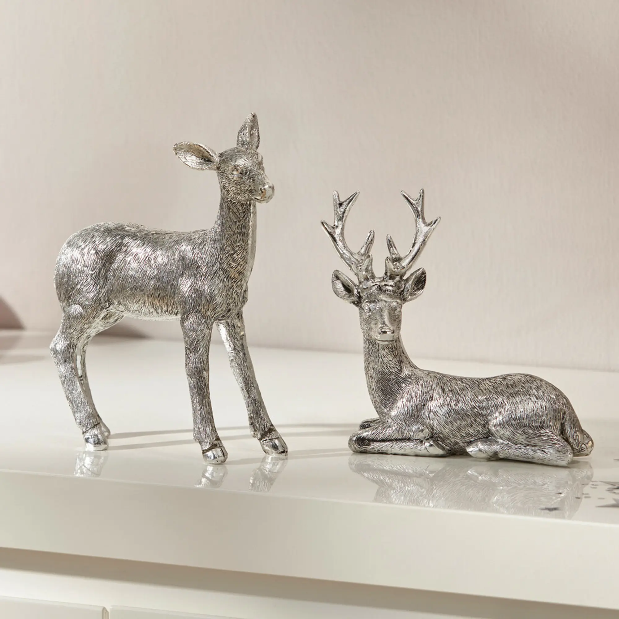 Figur "Reh &amp; Hirsch", 2er Set  im Frank Flechtwaren Online Shop kaufen
