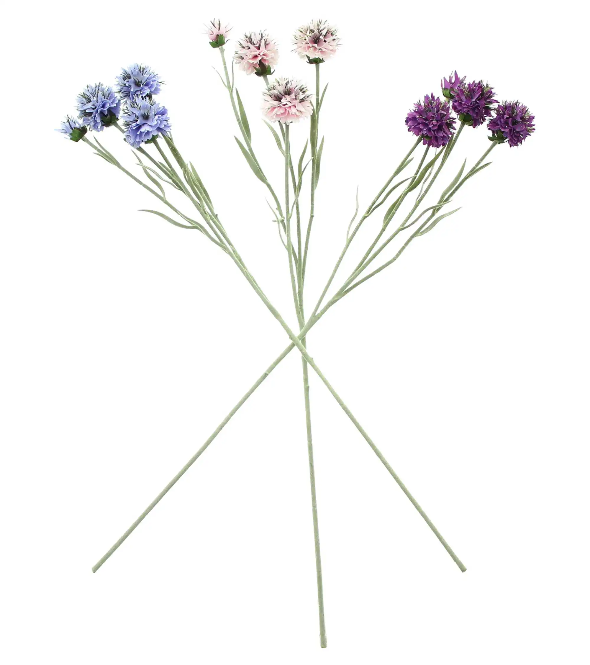Kunstblume "Kugeldistel", 3er Set  im Frank Flechtwaren Online Shop für Kunstpflanzen kaufen