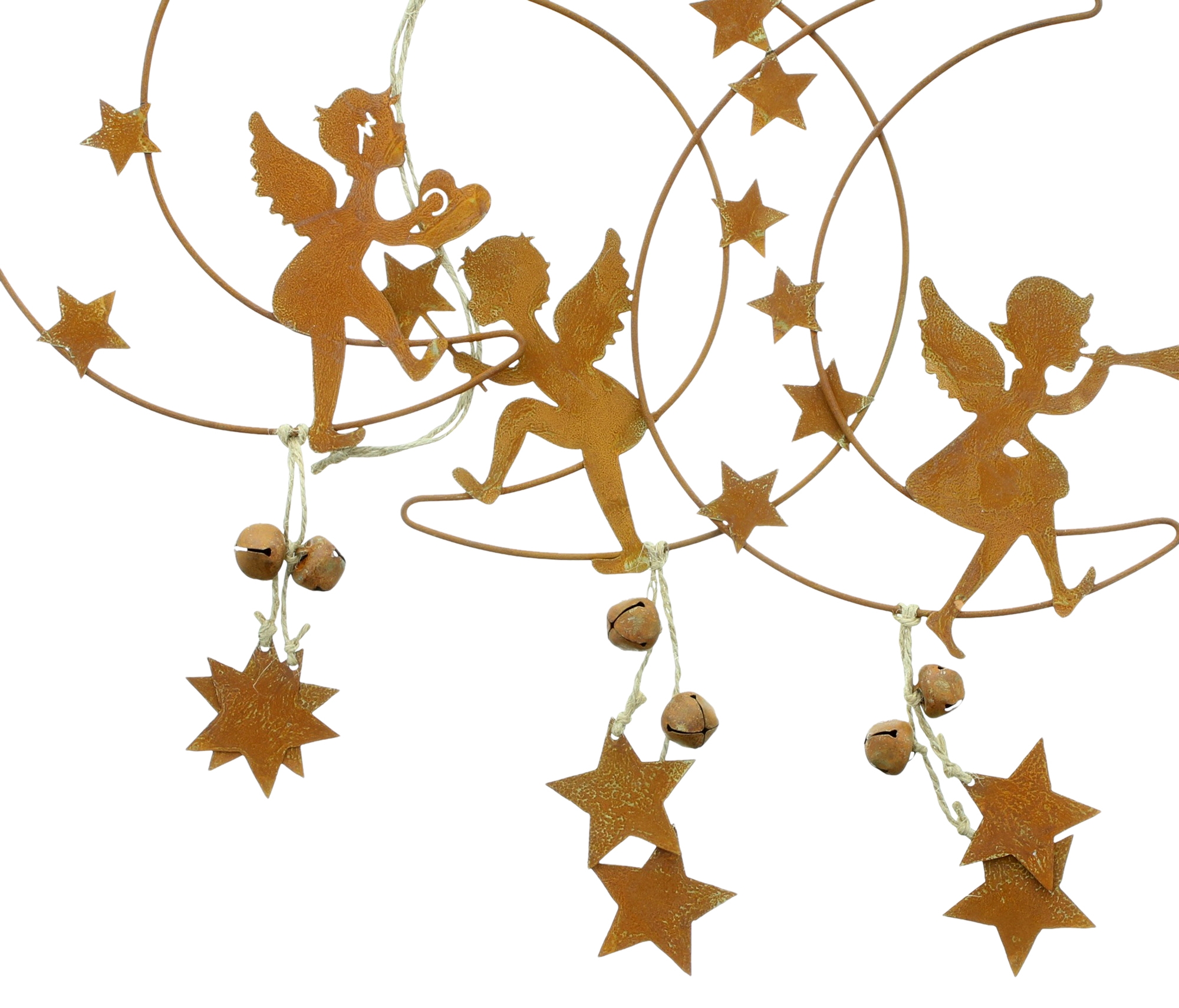 Hänger "Engel auf Mond", 3er Set im Frank Flechtwaren Online Shop für Weihnachten kaufen Hänger "Engel auf Mond", 3er Set im Frank Flechtwaren Online Shop für Weihnachten kaufen