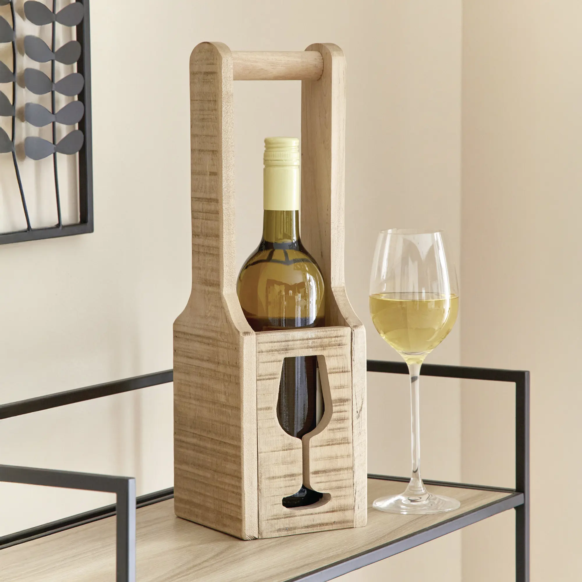 Flaschenhalter "Wein"  im Frank Flechtwaren Online Shop kaufen