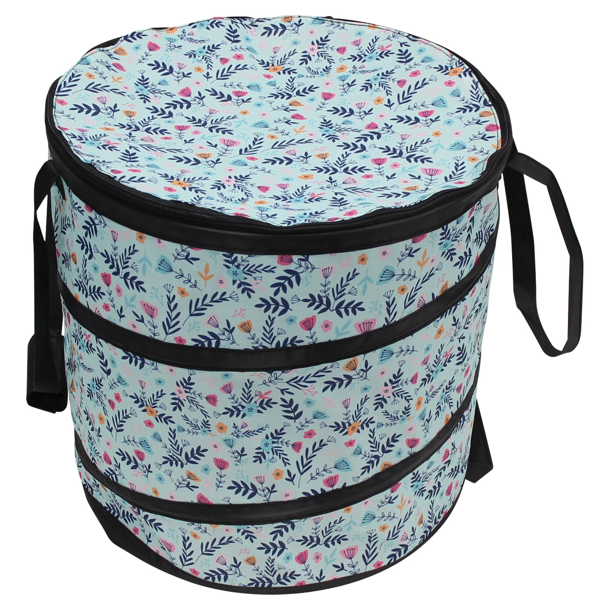 Pop-up-Laubsammler "Floral"  im Frank Flechtwaren Online Shop für Beetbegrenzung &amp; Zäune kaufen