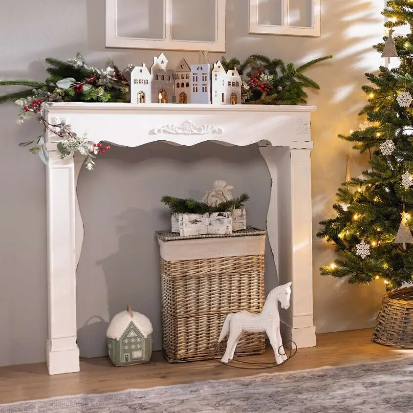Kaminkonsole "Shabby"  im Frank Flechtwaren Online Shop kaufen