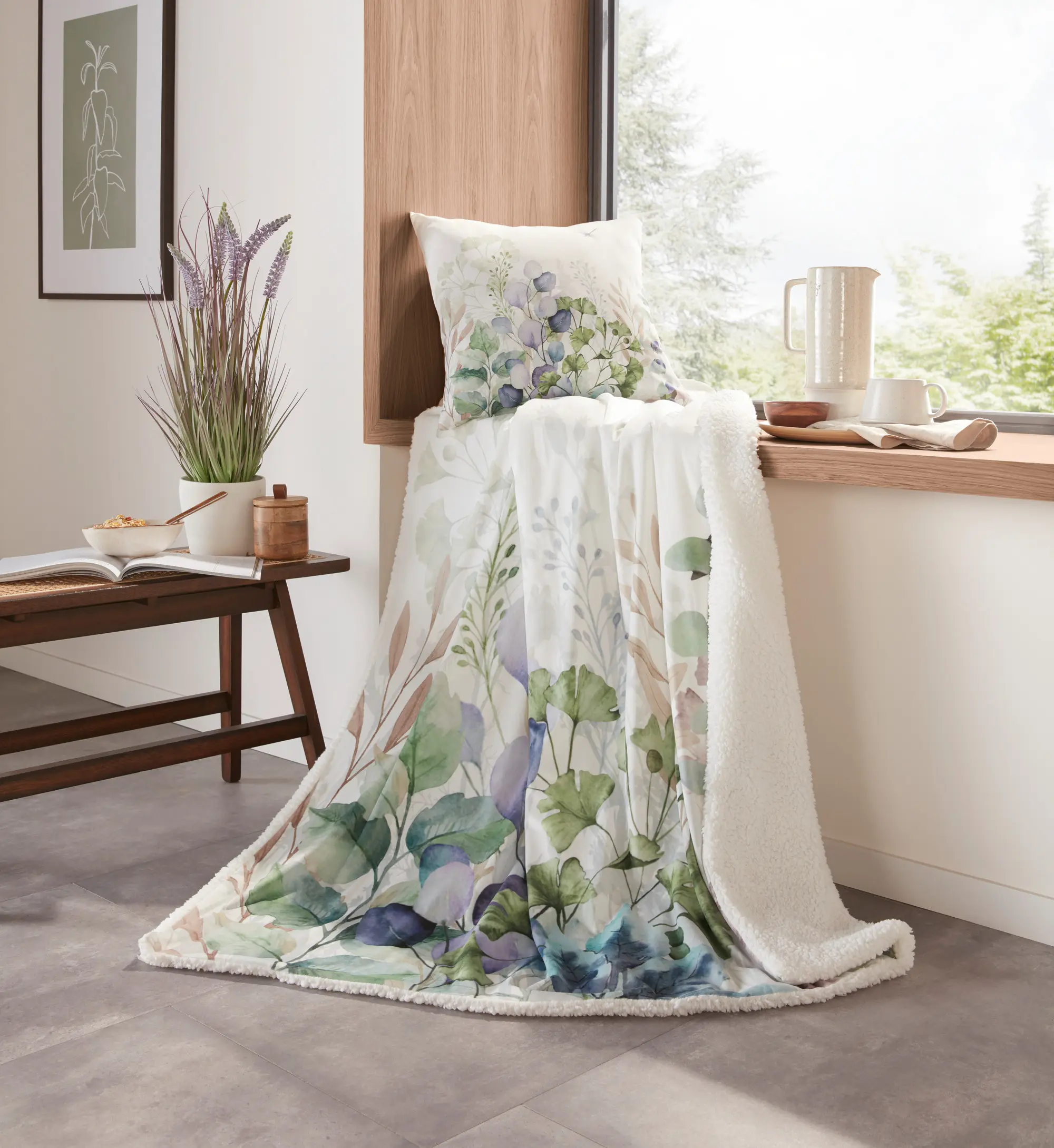 Kuscheldecke "Symphonie"  im Frank Flechtwaren Online Shop für Weihnachtliche Kuscheldecken kaufen