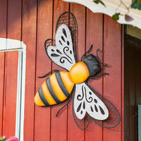 Wanddeko "Biene" jetzt für 18.95 Euro kaufen im Frank Flechtwaren und Deko Online Shop