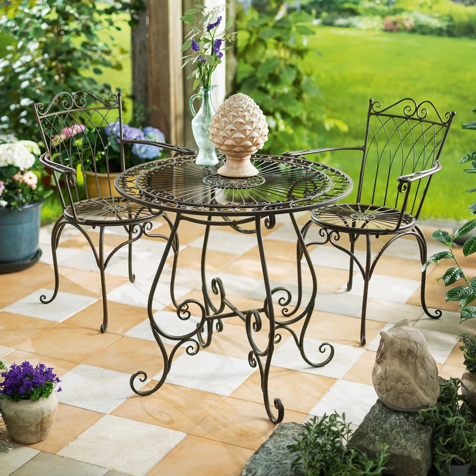 Heavy outdoor bistro set sales
