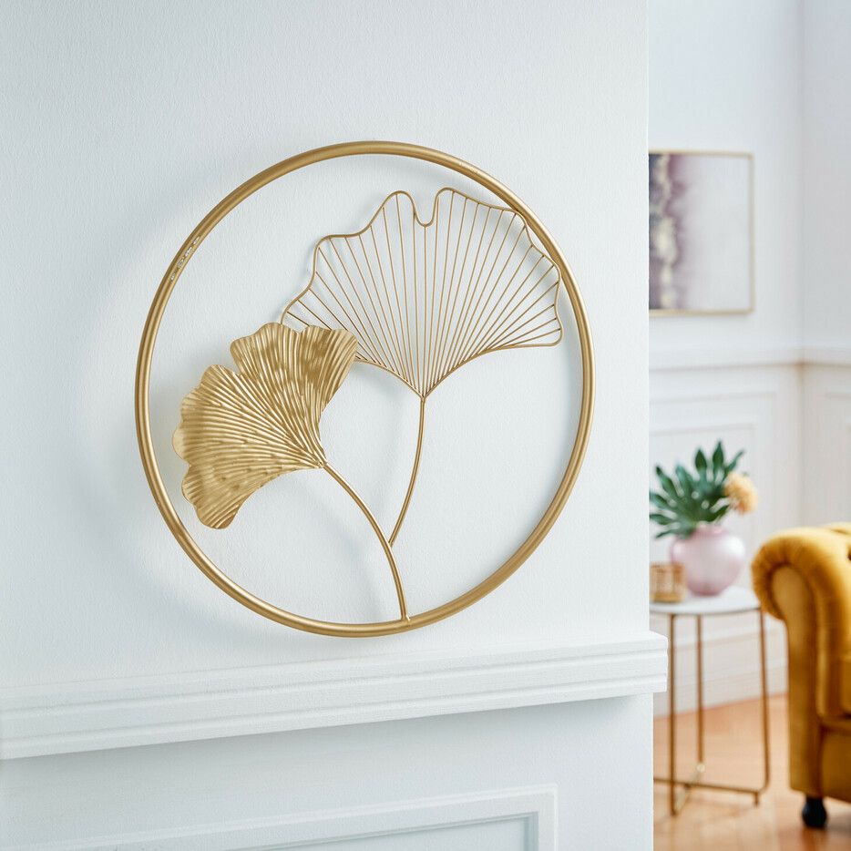 metallbild "ginkgo" | kaufen im frank flechtwaren online shop
