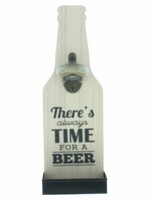 Flaschenöffner "Time for Beer" jetzt für 5.95 Euro kaufen im Frank Flechtwaren und Deko Online Shop