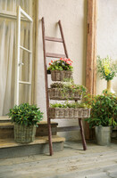 Balkonpflanzer "Rattan", klein jetzt für 14.95 Euro kaufen im Frank Flechtwaren und Deko Online Shop